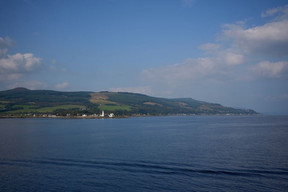 The Firth of Clyde coastline, the stretch of sea view shared by Largs and the North Ayrshire coast towns covered in this guide